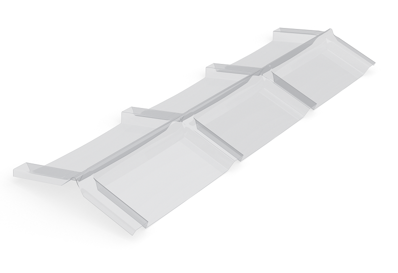 EZ GLAZE 50 LP - Ridge Cap - Clear