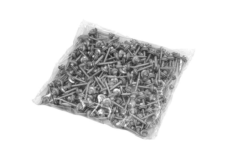 ProTite Wood Screw 2" long + 19mm EPDM washer (250/Bag) - Image 2
